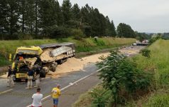 motorista-morre-e-outro-fica-gravemente-ferido-em-acidentes-entre-caminhoes-no-interior-de-sp