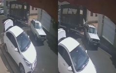 homem-e-atingido-por-carro-desgovernado-e-prensado-contra-caminhao-em-ibitinga;-video